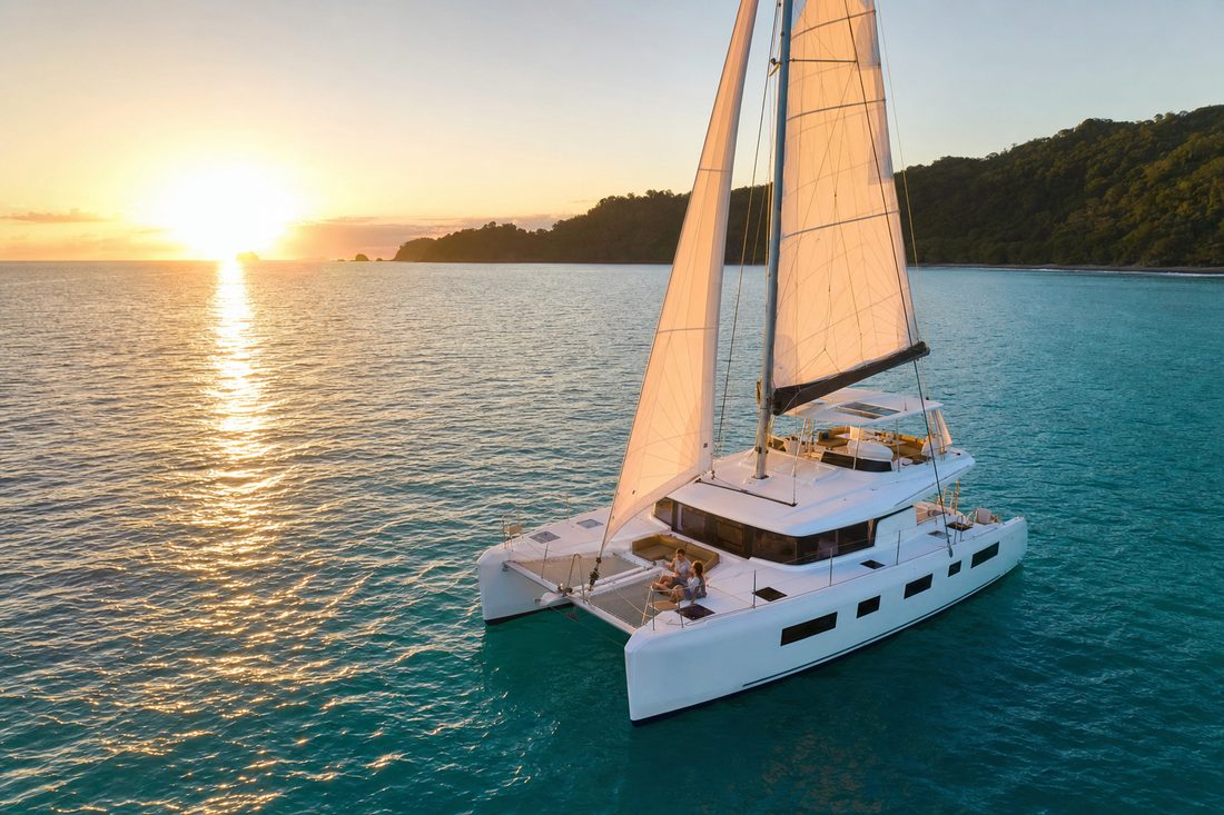 Catamaran on the Pacific off Costa Rica's Gold Coast