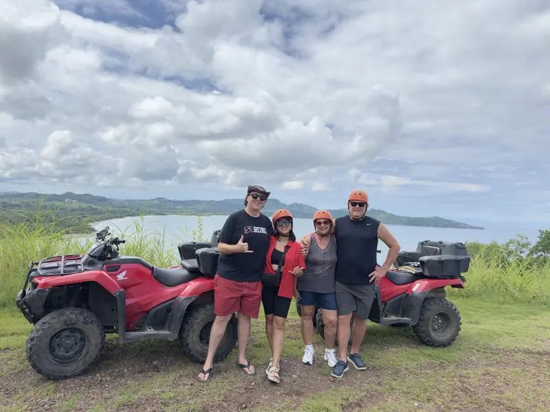 ATV outing overlooking the Costa Rica coast