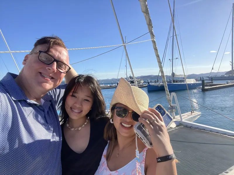 Day on a sailboat in Costa Rica